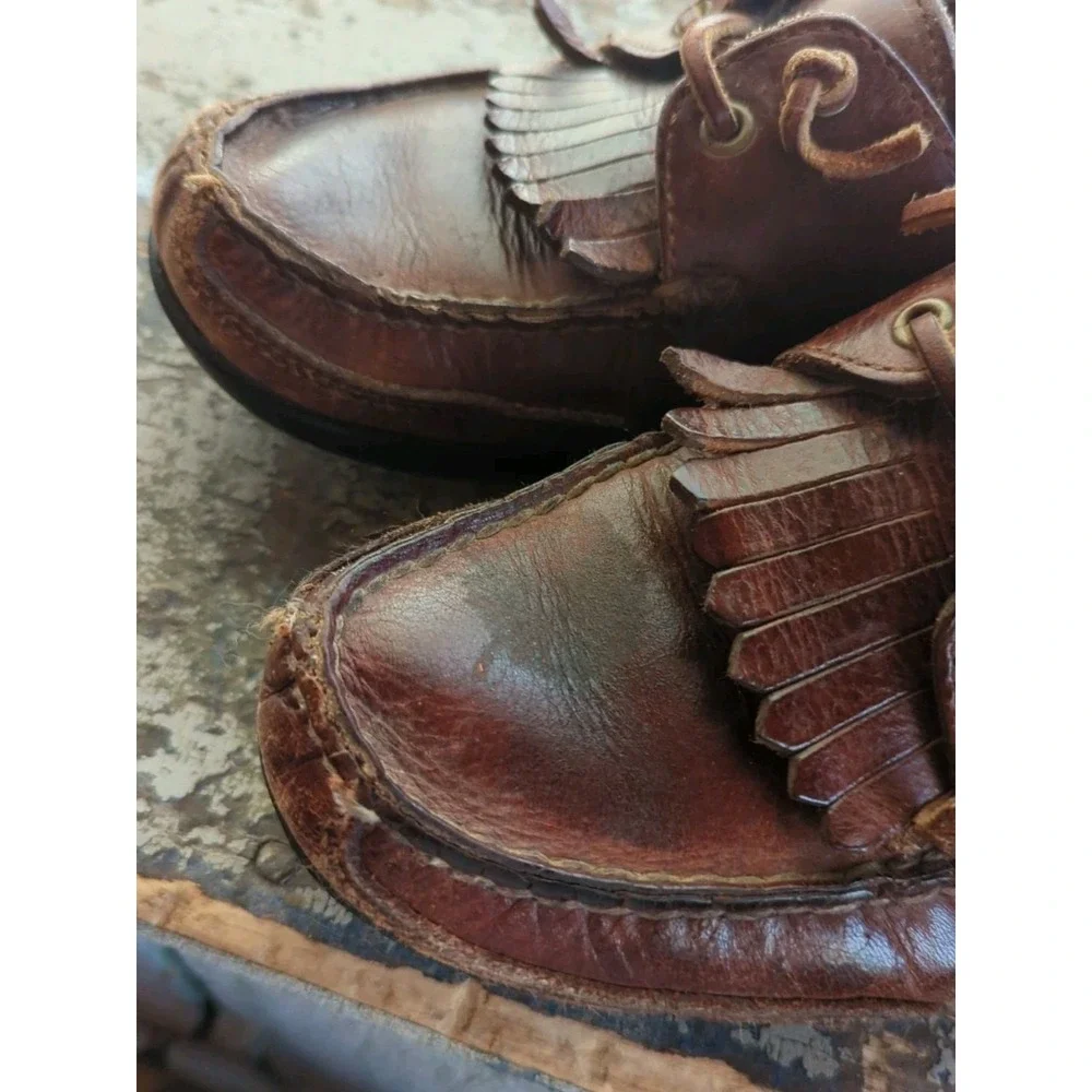 Vintage Good Condition Polo Sport Kiltie Loafer Moccasin Mens Size‎ 8D